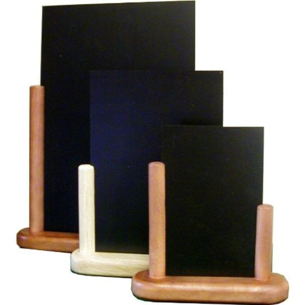 lesena stojala, lesen okvir za cene, kredne table, črne table