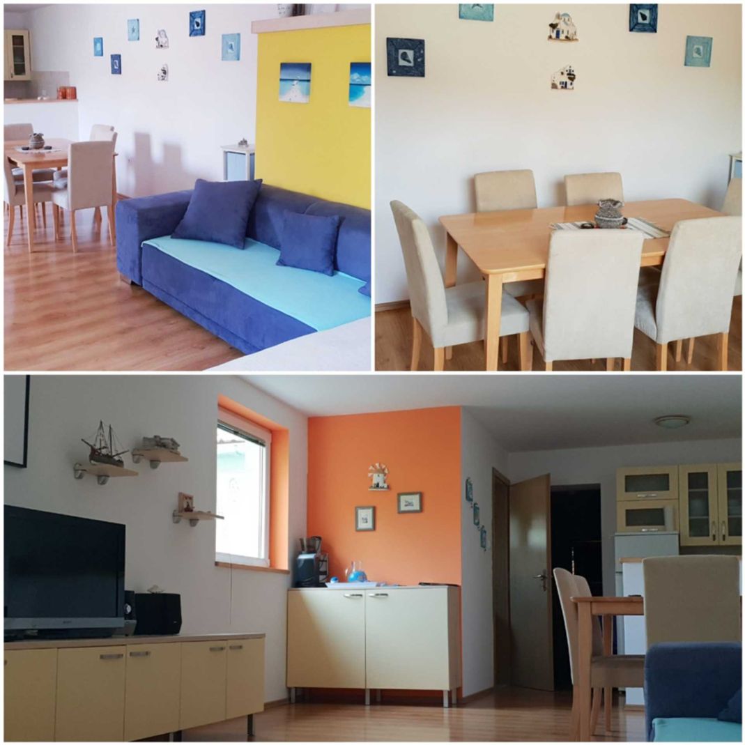 Old green house apartment / Krka waterfalls