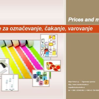 označevanje cen, varovanje, pištolca, vezice, nadzorna ogledala